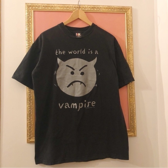 Vintage Other - 𝅺VINTAGE 1996 The Smashing Pumpkins The World Is A Vampire T-Shirt Sz L